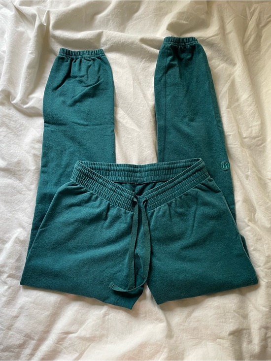 lululemon athletica Pants - Lululemon Low Rise Teal Jogger Sweatpants